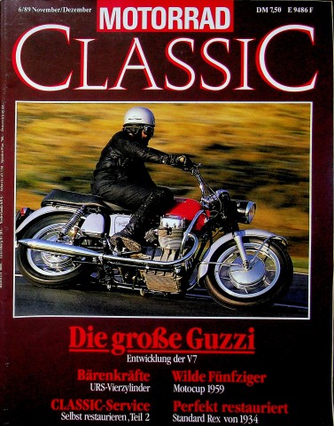 Deckblatt Motorrad Classic (06/1989)